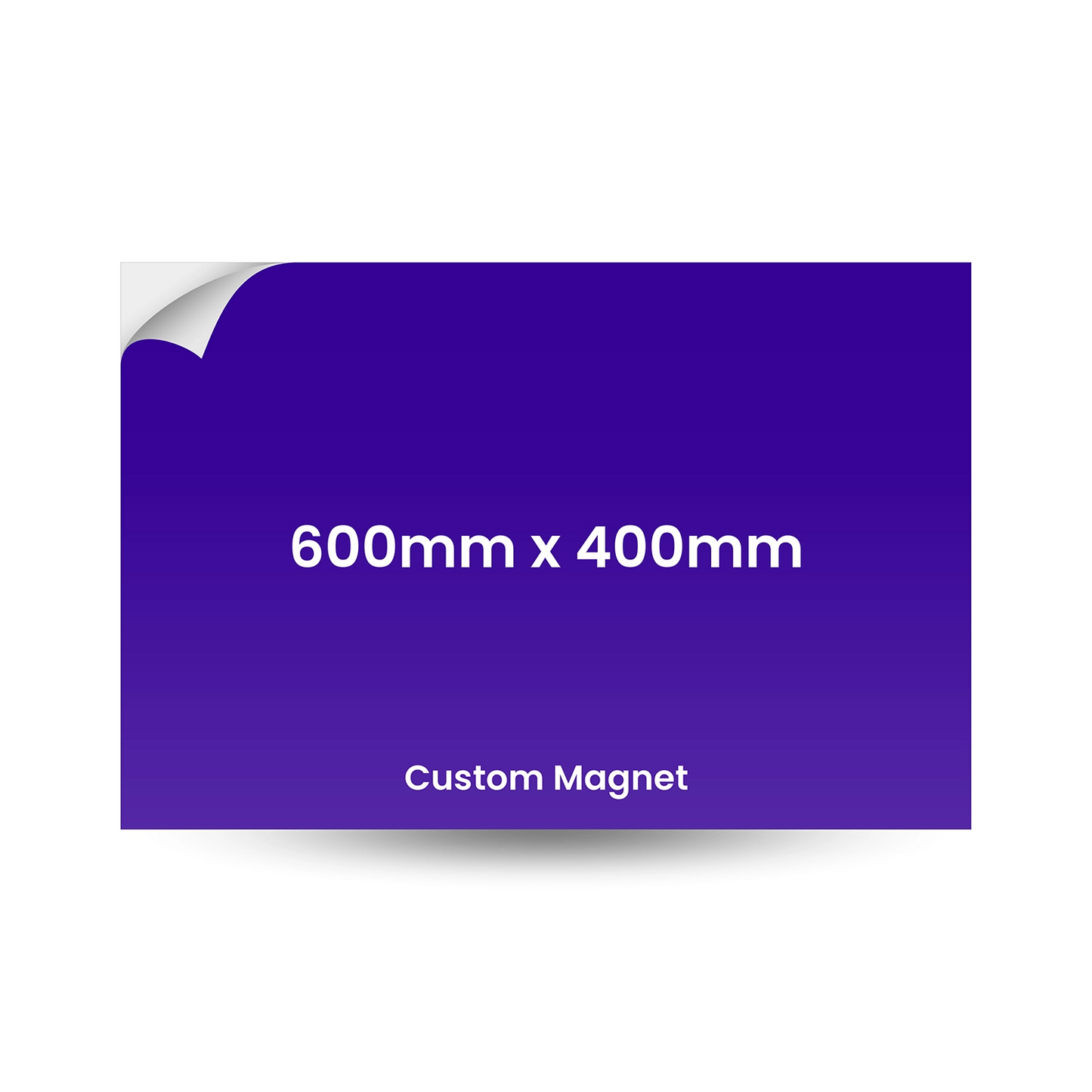 600mm x 400mm Custom Magnet