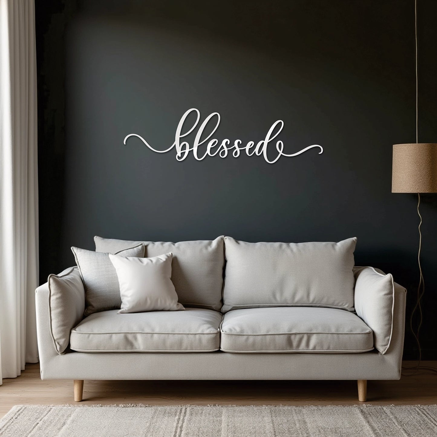 "Blessed" Acrylic Cutout Wall Art
