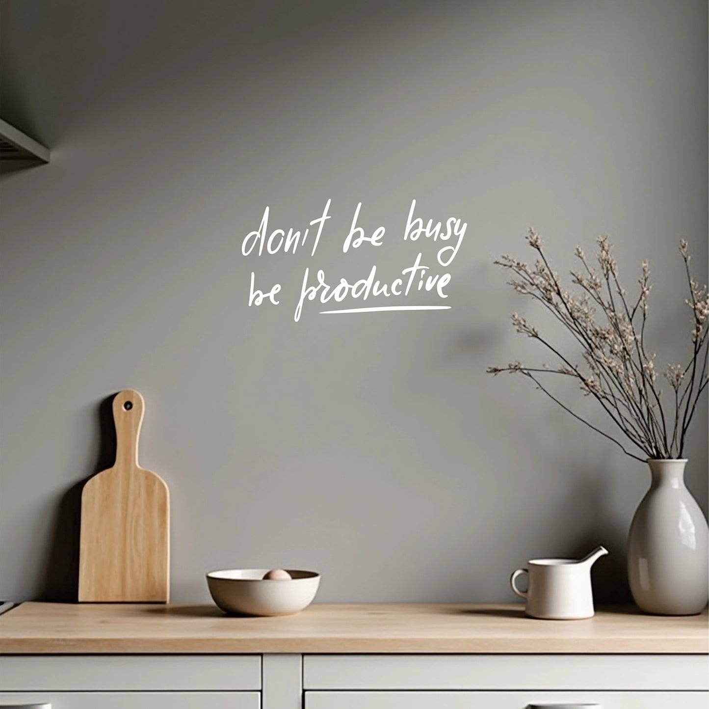 "Be Productive" Wall Decal