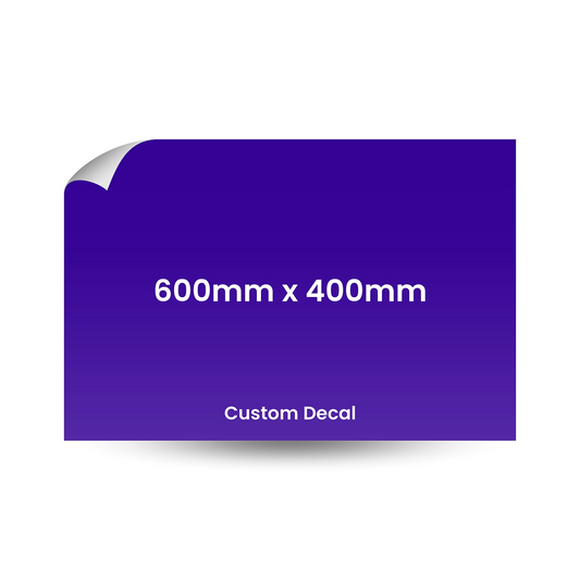 600mm x 400m Custom Decal
