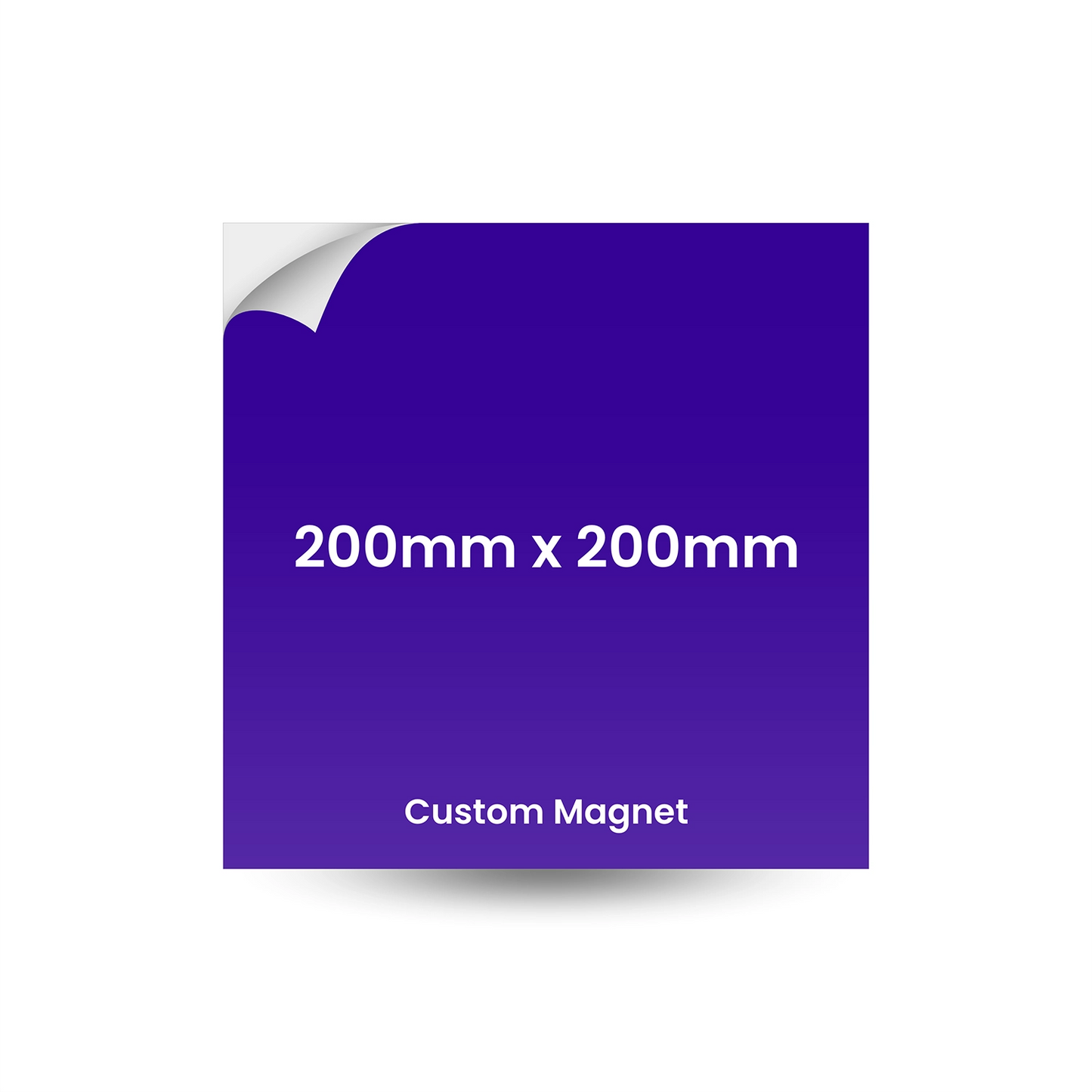 200mm x 200mm Custom Magnet