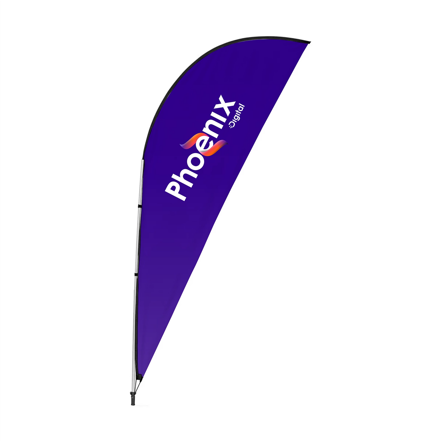 3m Custom Sharkfin Flag