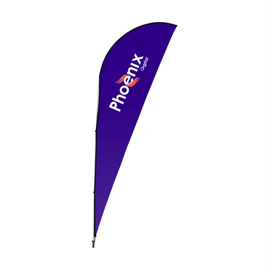 4m Custom Sharkfin Flag