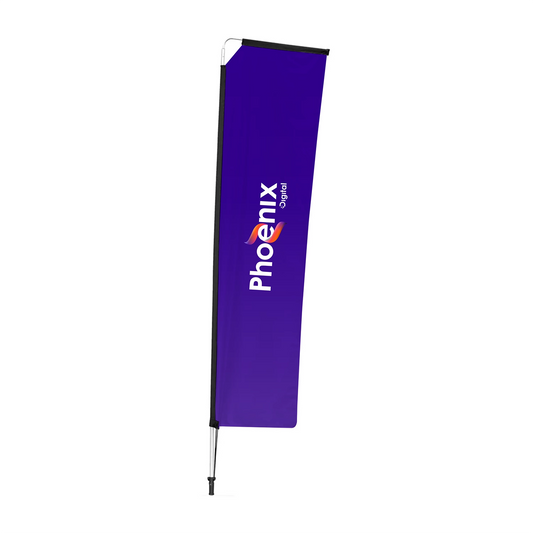 3m Custom Telescopic Flag