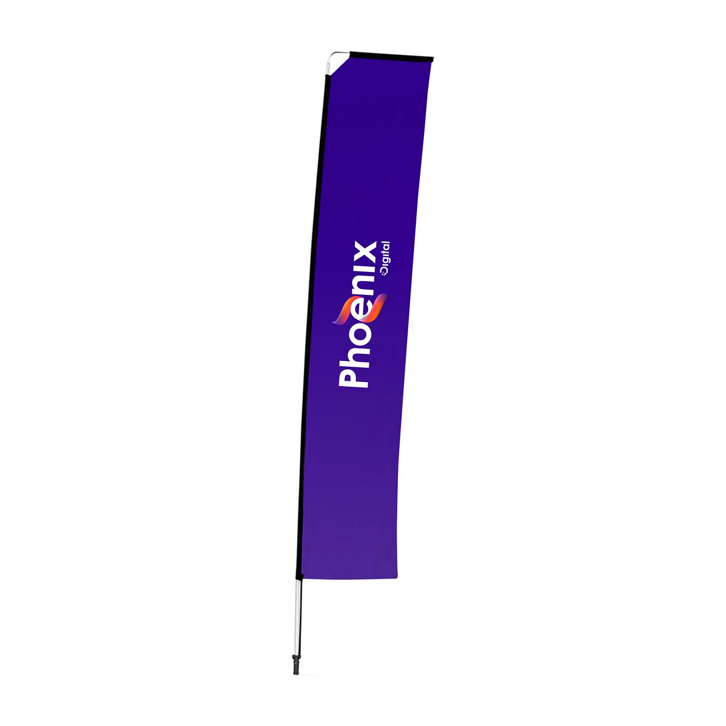 4m Custom Telescopic Flag