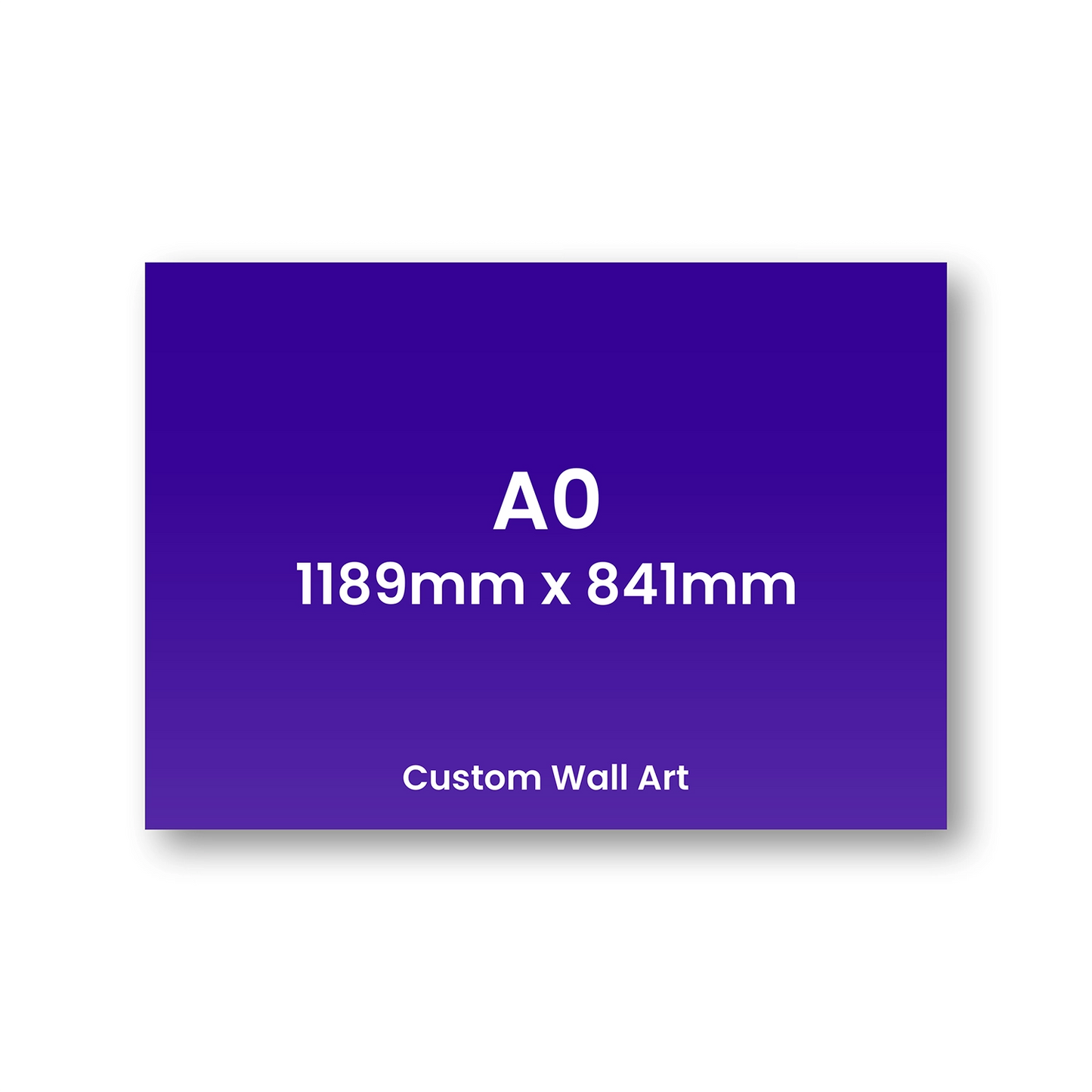 Custom A0 Wall Art Frame