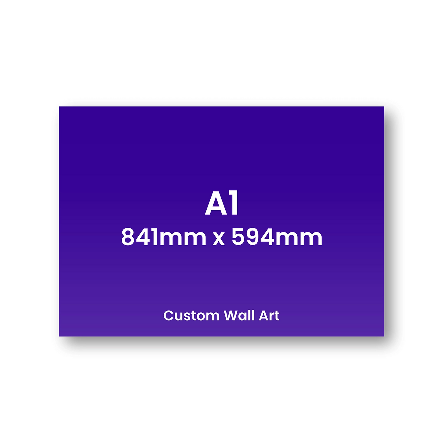 Custom A1 Wall Art Frame