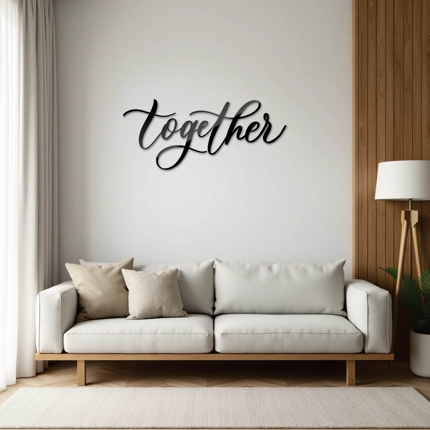 "Together" Acrylic Cutout Wall Art