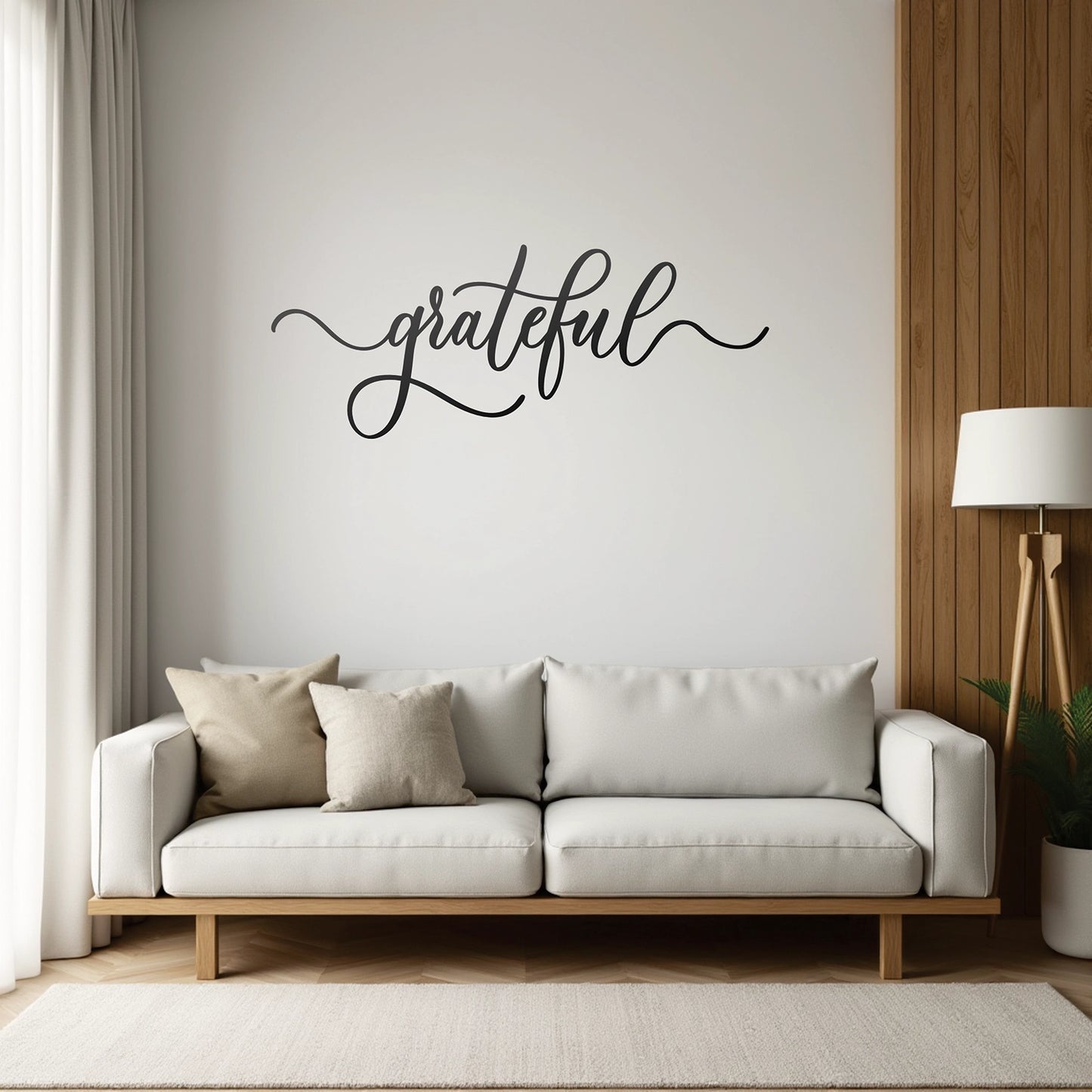 "Grateful" Wall Decal
