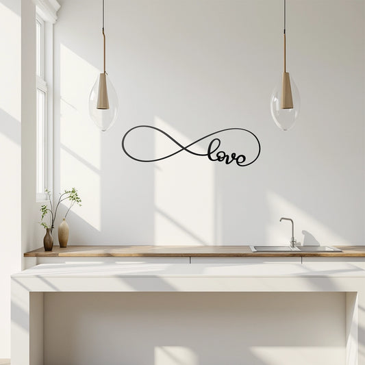 "Love" Wall Decal (Infinity Design)