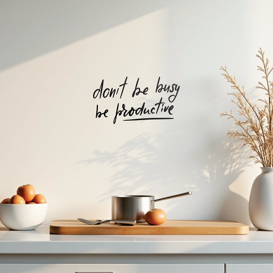 "Be Productive" Wall Decal