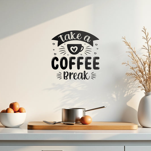 "Coffee Break" Wall Decal