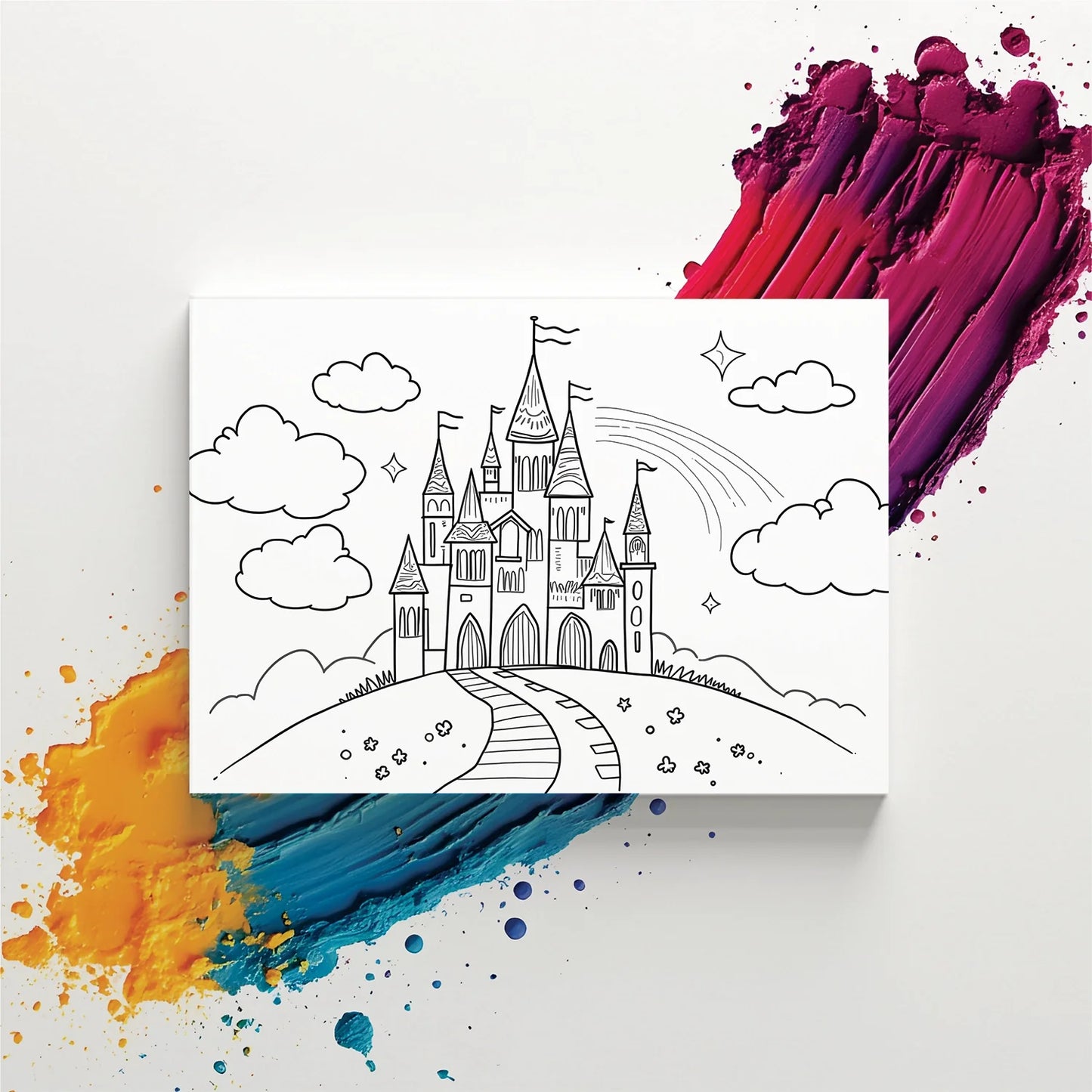 "Castle" Kids Painter Canvas