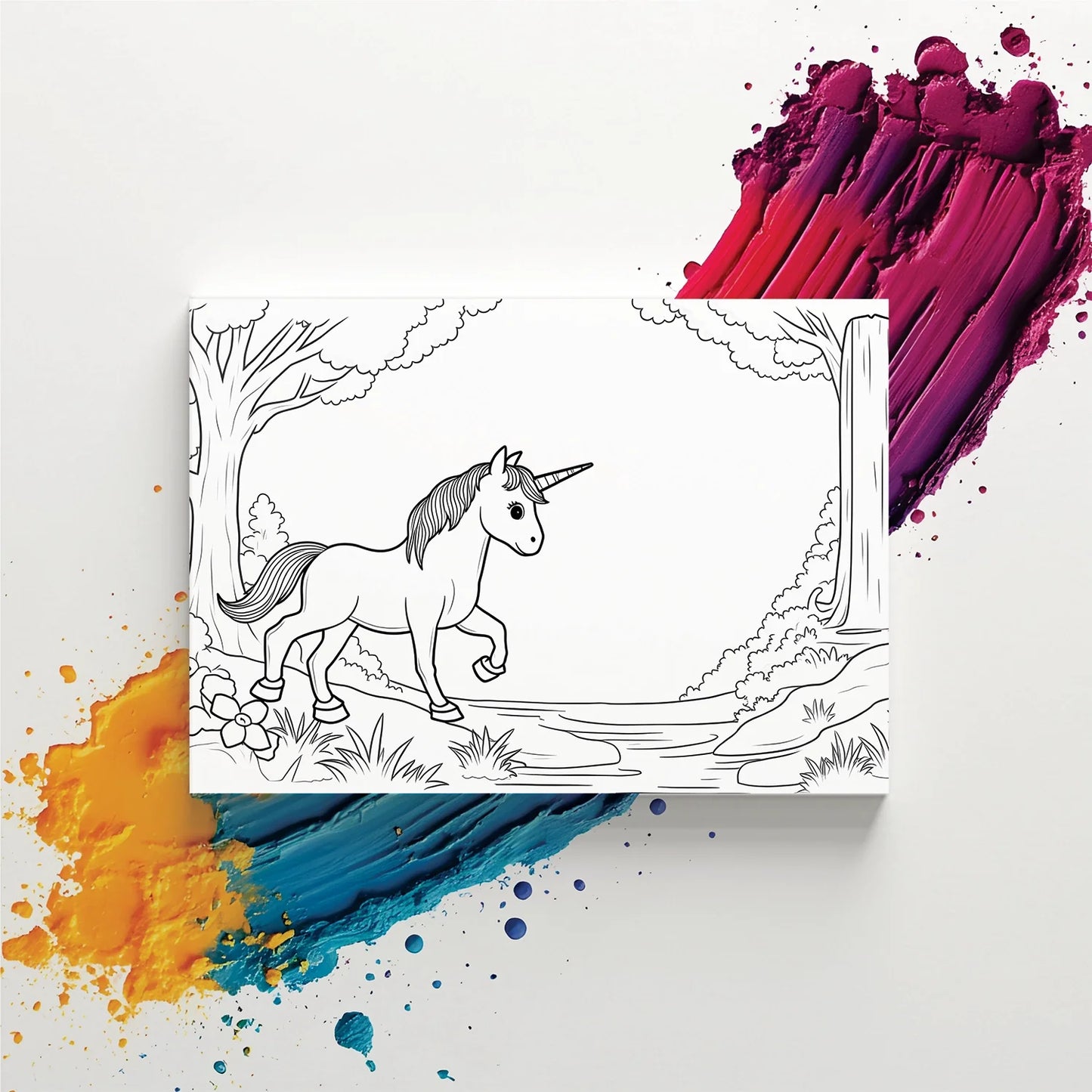 "Unicorn" Kids Painter Canvas