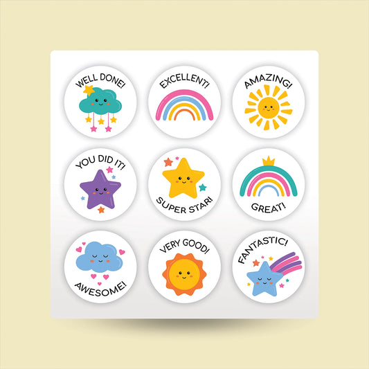 "Rewards" Kids Sticker Packs (Pink Design)