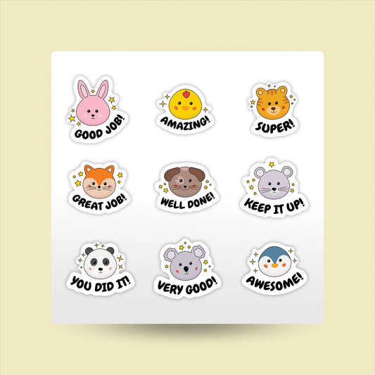 "Rewards" Kids Sticker Packs (Animal Design)