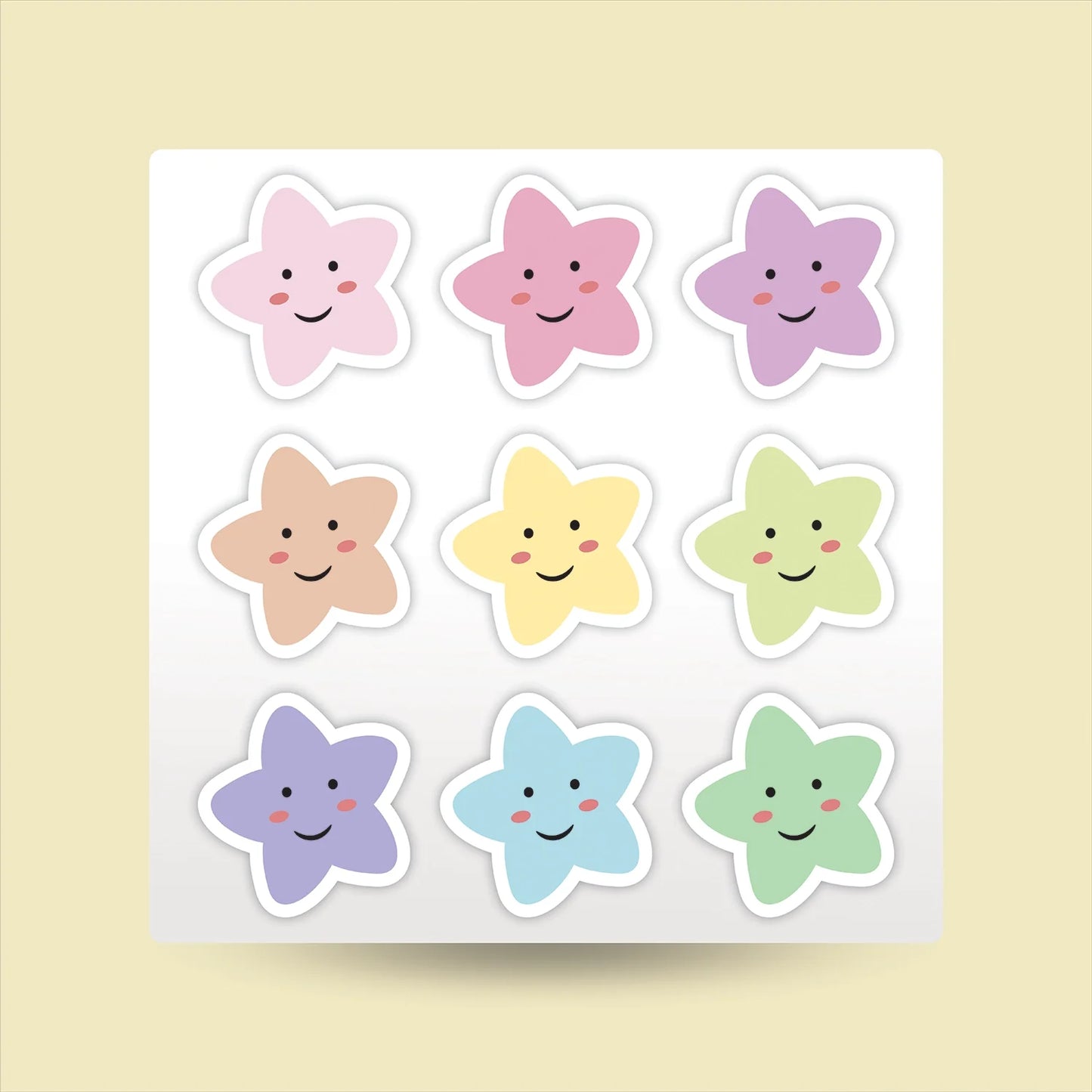 "Colourful Stars" Kids Sticker Packs