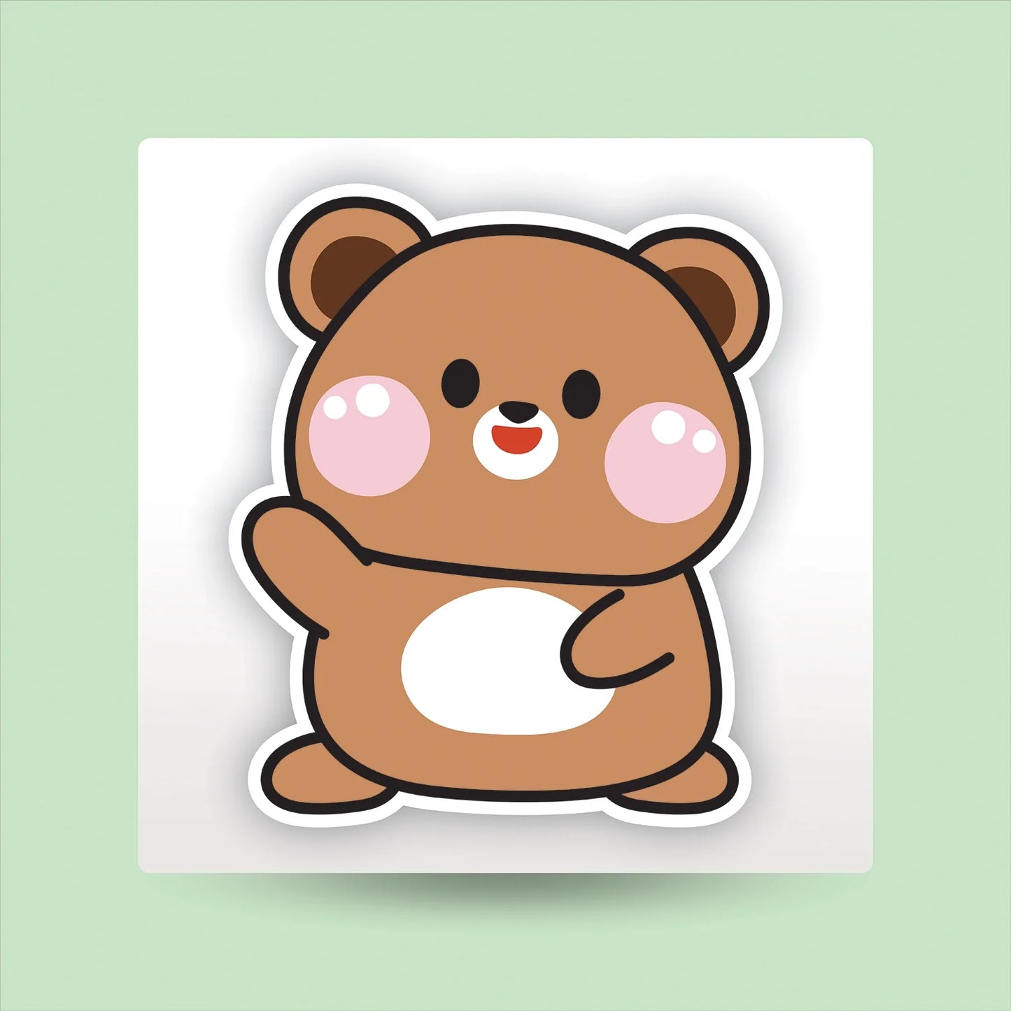 "Bear" Kids Sticker