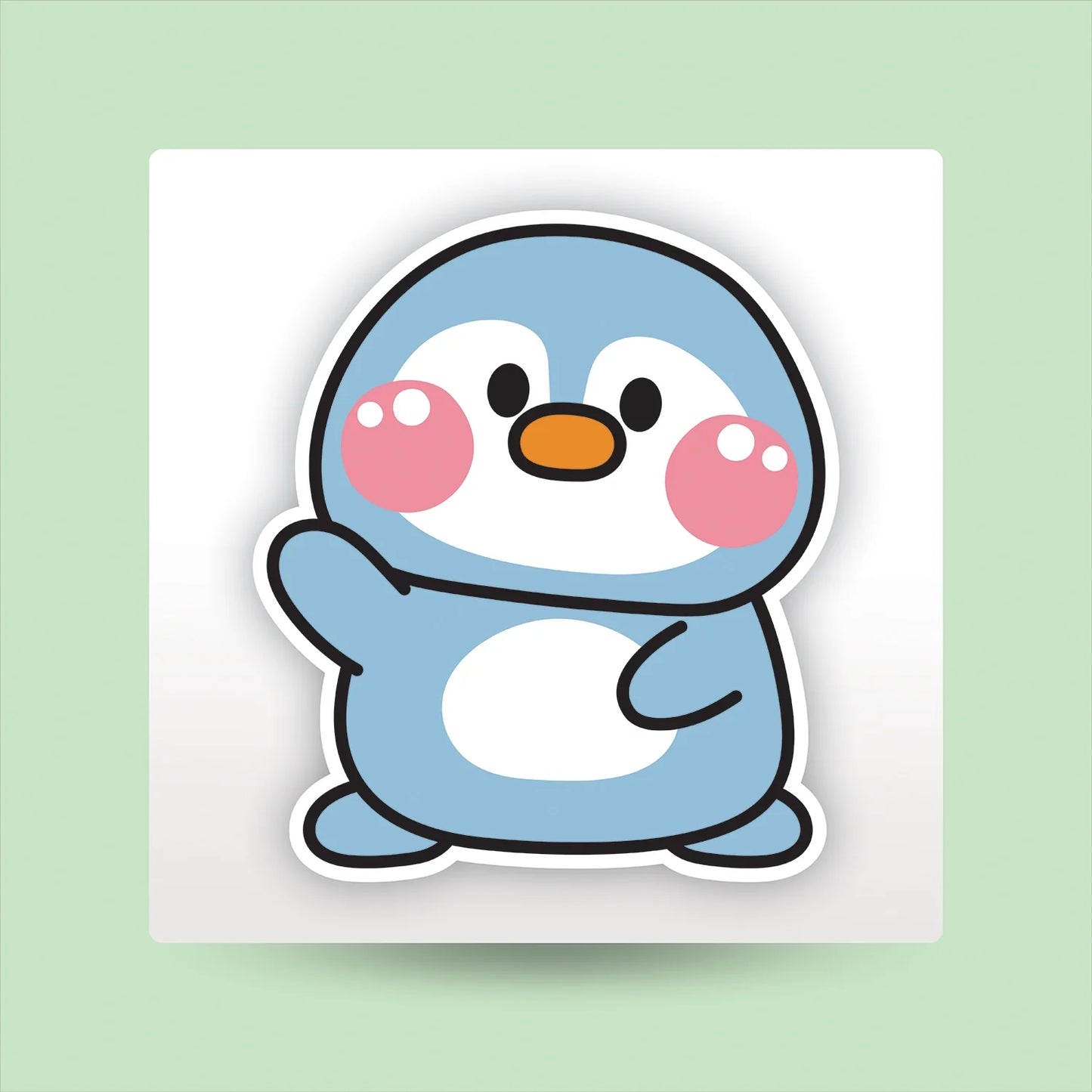 "Penguin" Kids Sticker