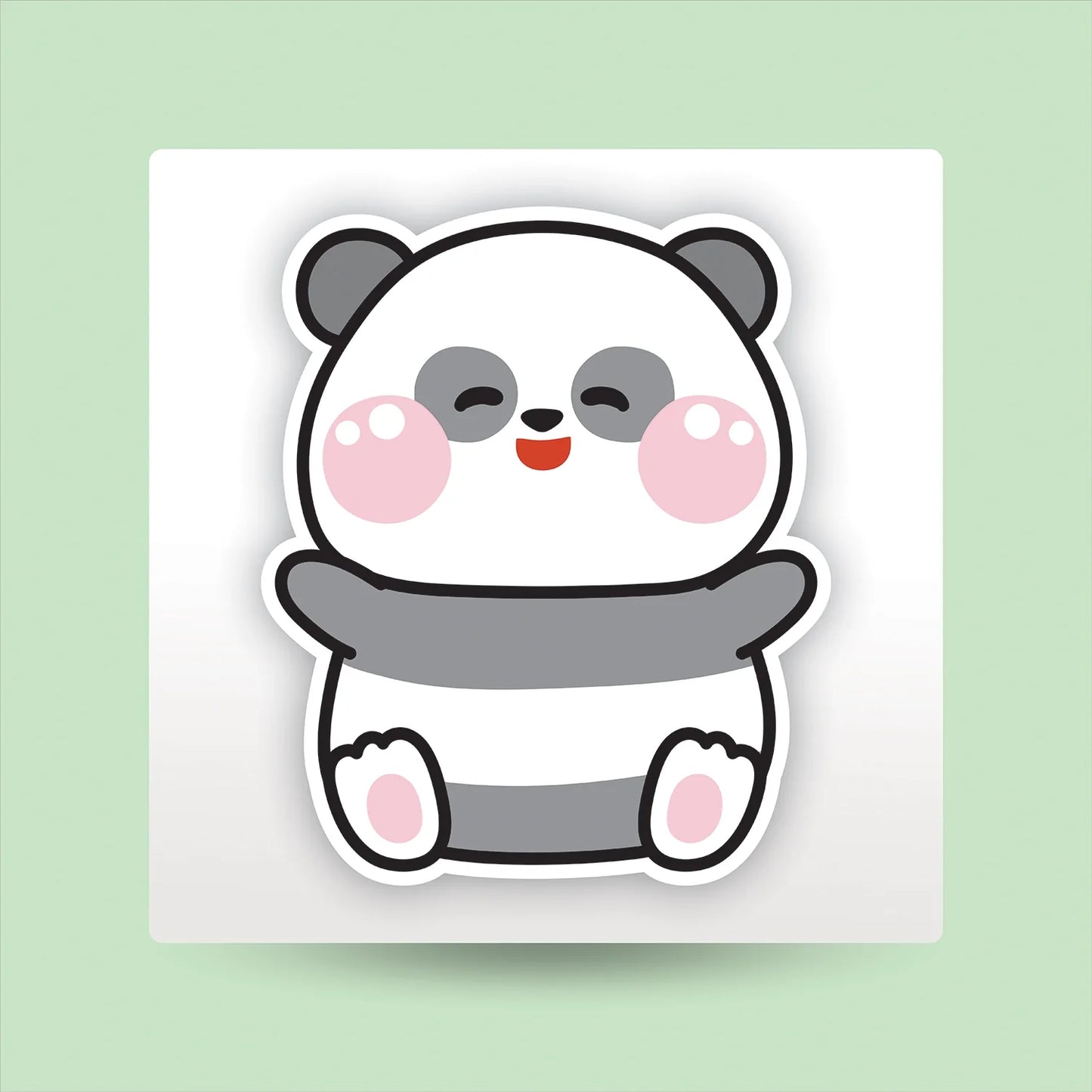 "Panda" Kids Sticker