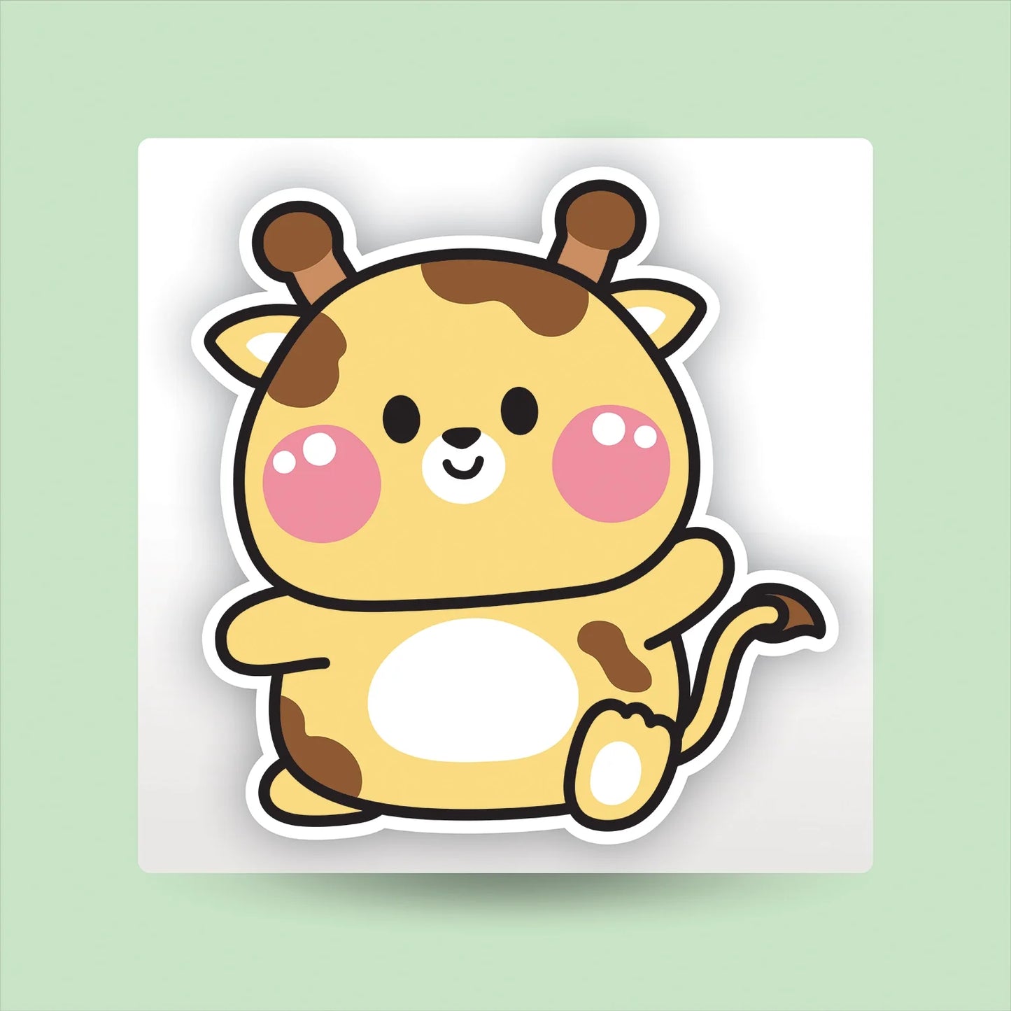 "Giraffe" Kids Sticker