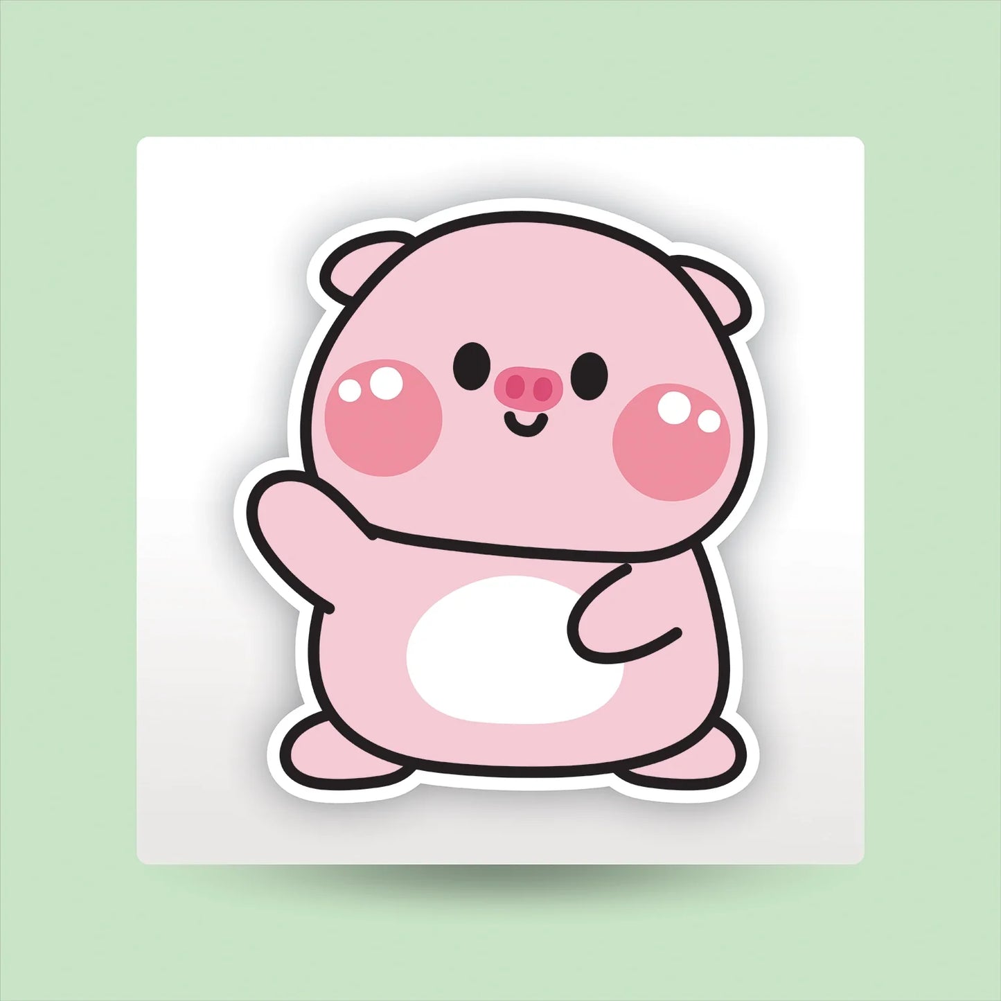 "Piglet" Kids Sticker