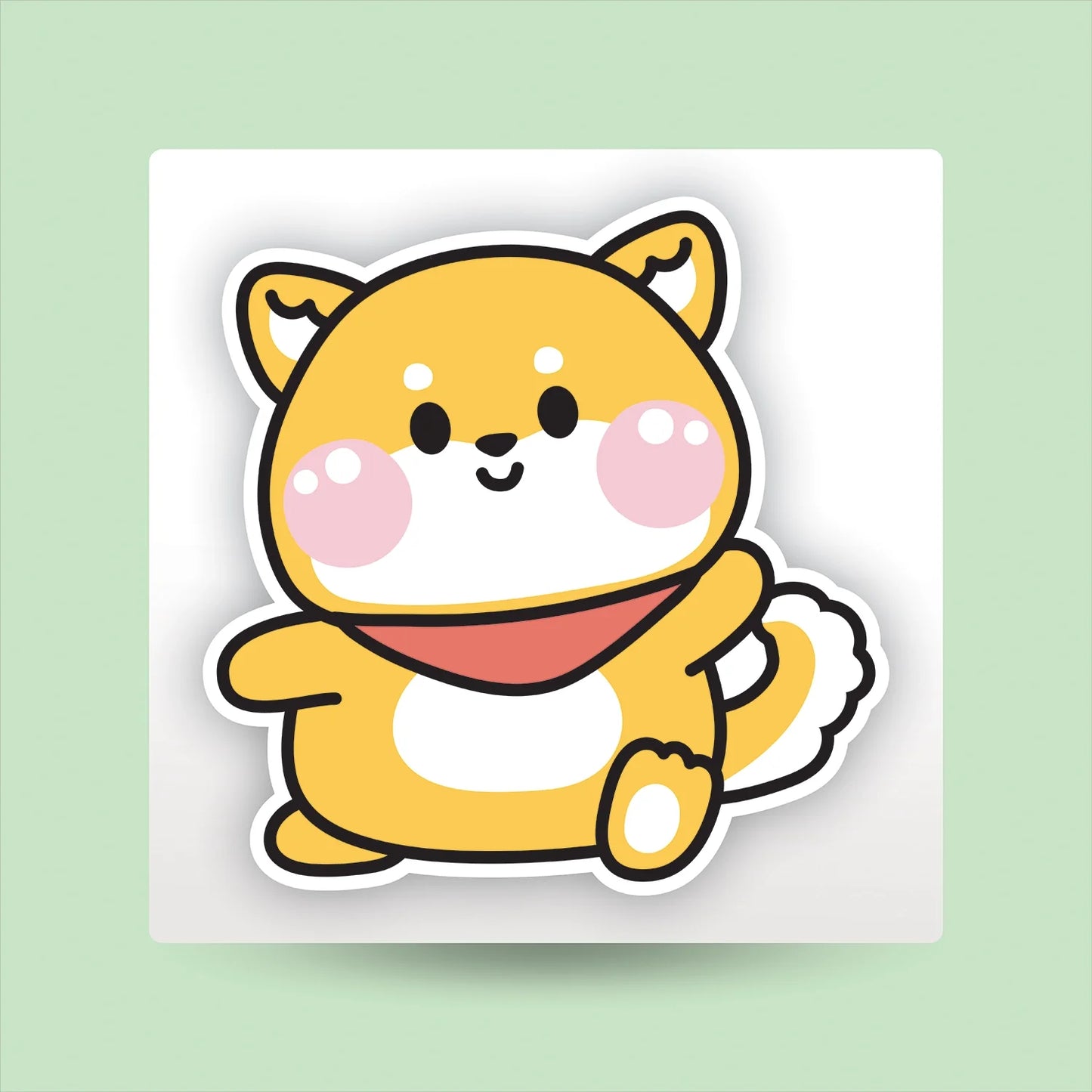 "Shiba" Kids Sticker