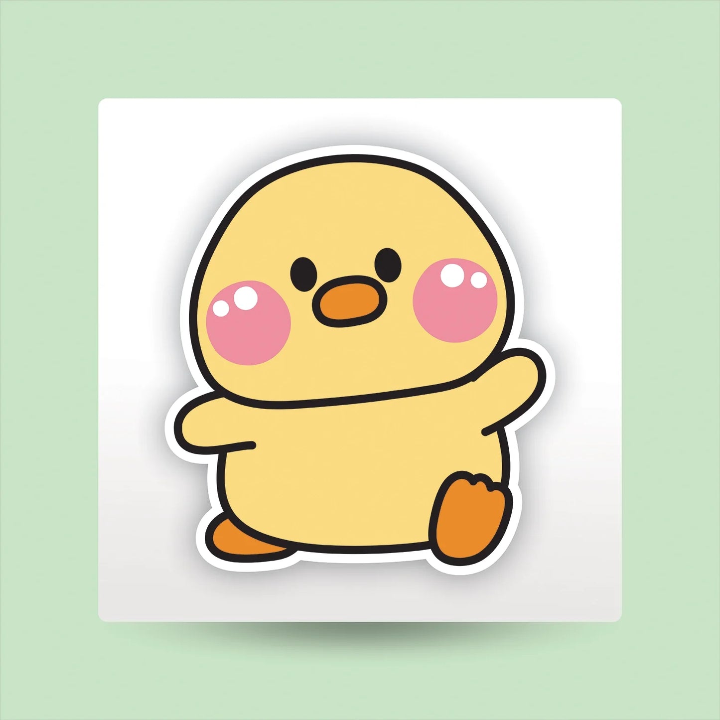 "Ducky" Kids Sticker