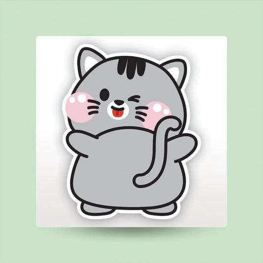 "Kitty Cat" Kids Sticker