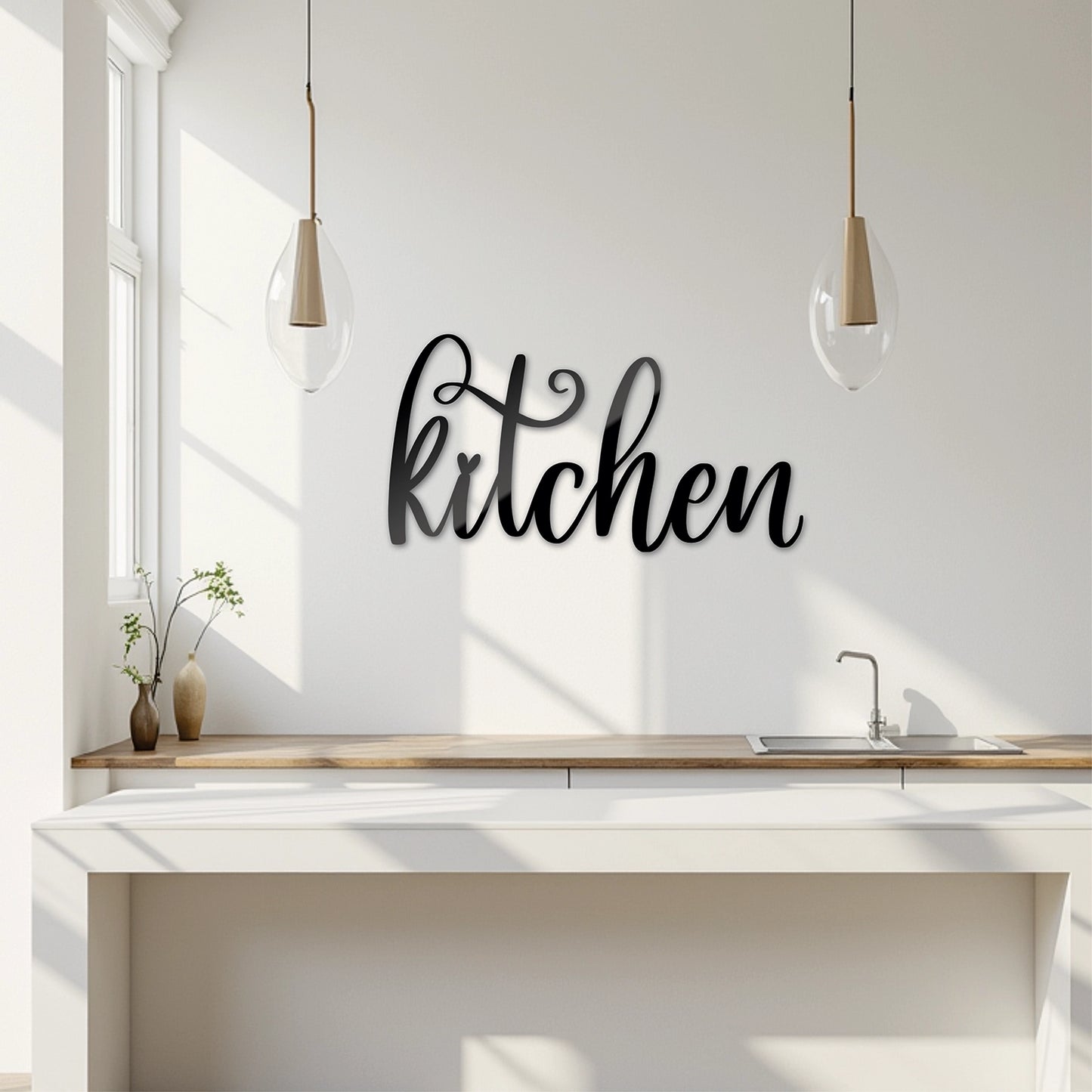 "Kitchen" Acrylic Cutout Wall Art