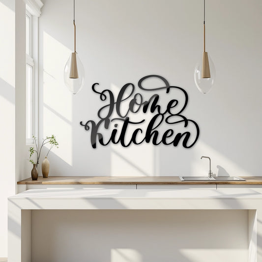 "Home Kitchen" Acrylic Cutout Wall Art
