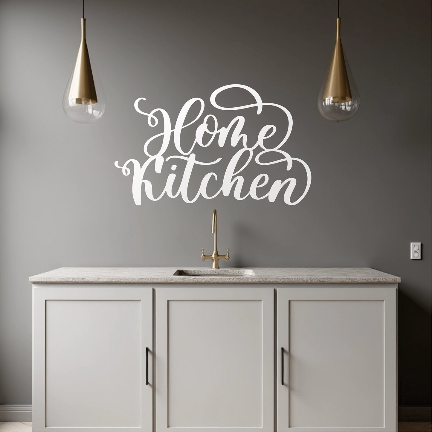 "Home Kitchen" Wall Decal