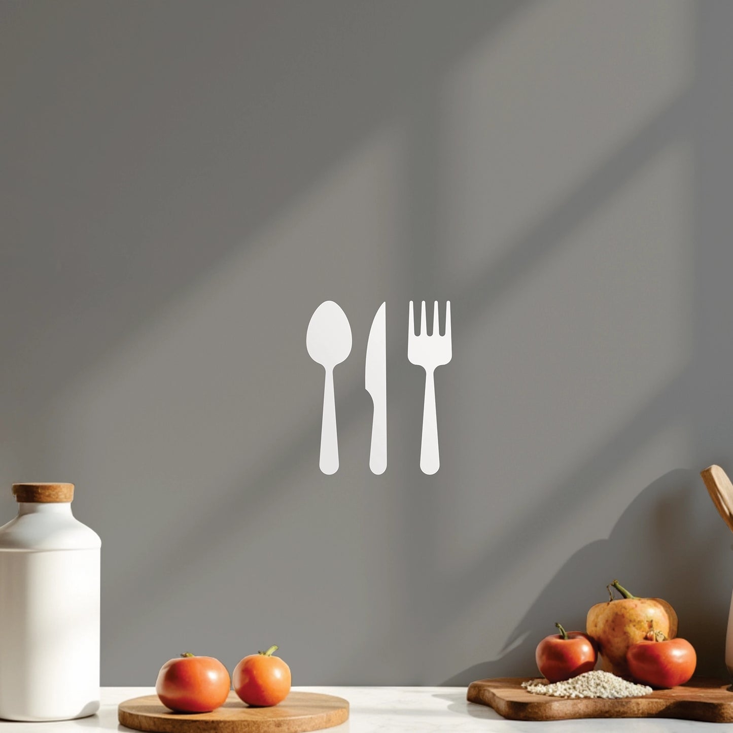 "Cutlery" Wall Decal (3 Piece Design)