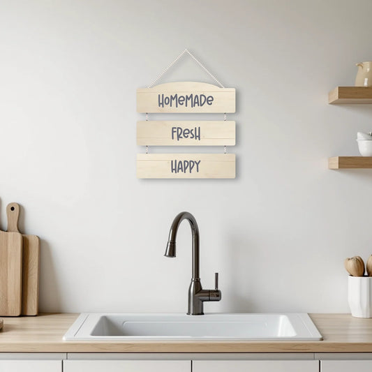"Homemade Fresh Happy" Wall Panels