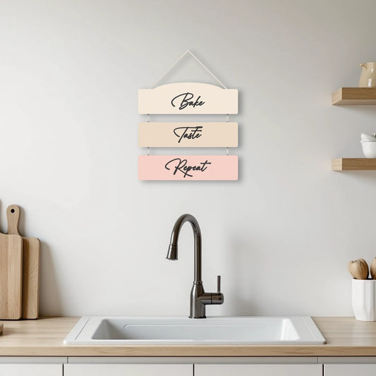 "Bake Taste Repeat" Wall Panels