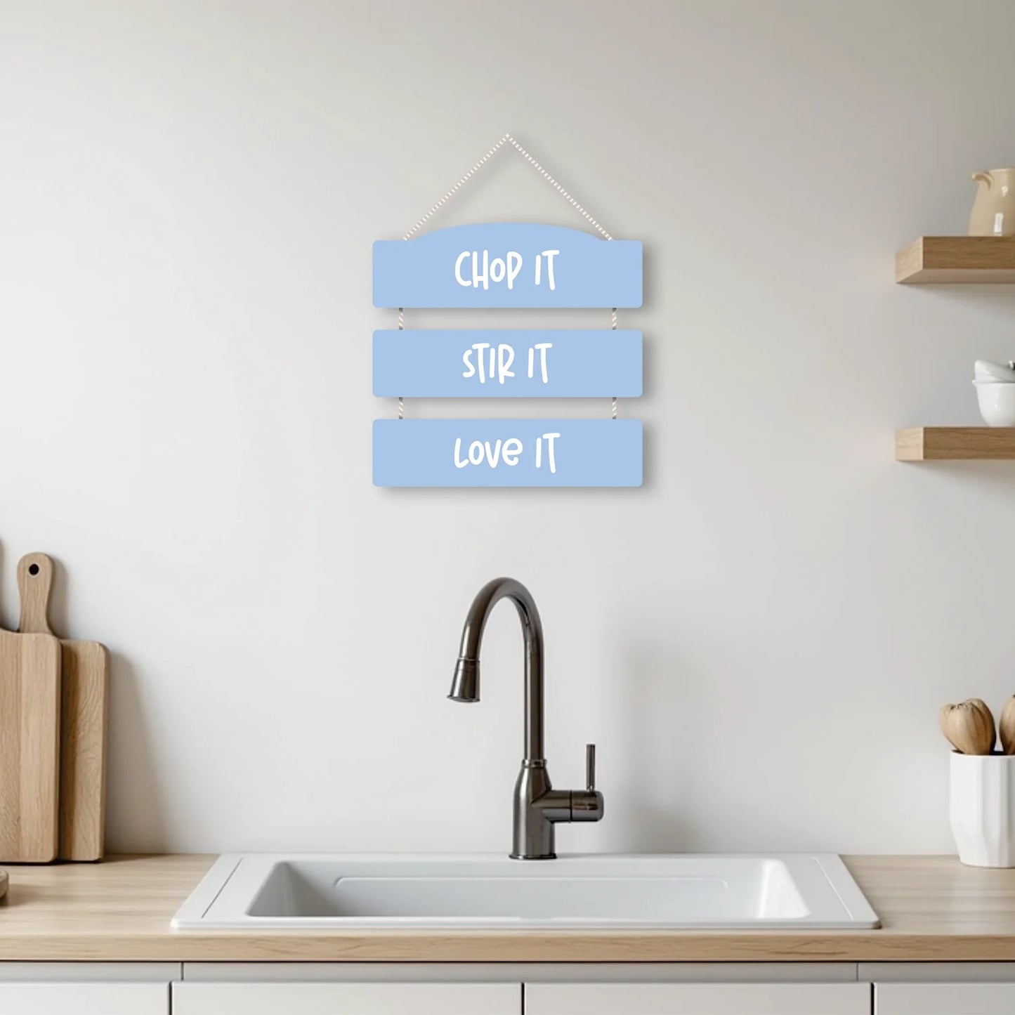 "Chop Stir Love" Wall Panels