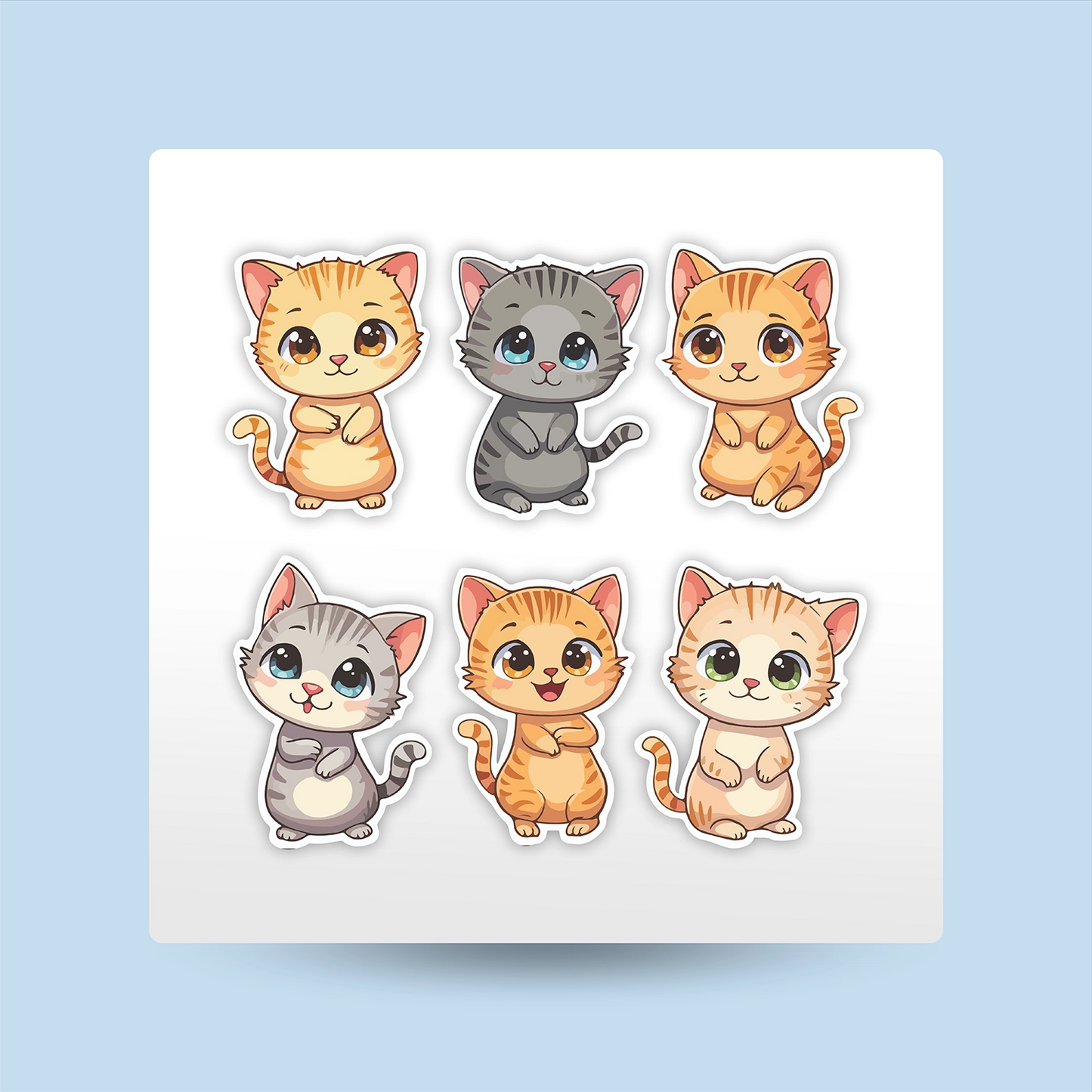 Kitten Kids Sticker Packs