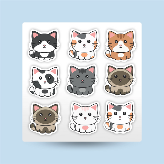 Bobble Kittens Kids Sticker Packs
