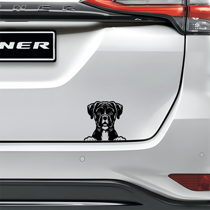 PeekaPup Boxer Car Decals