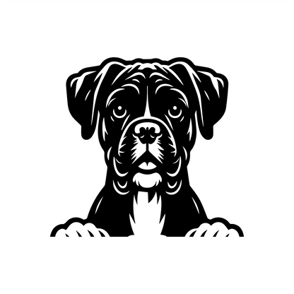 PeekaPup Boxer Car Decals