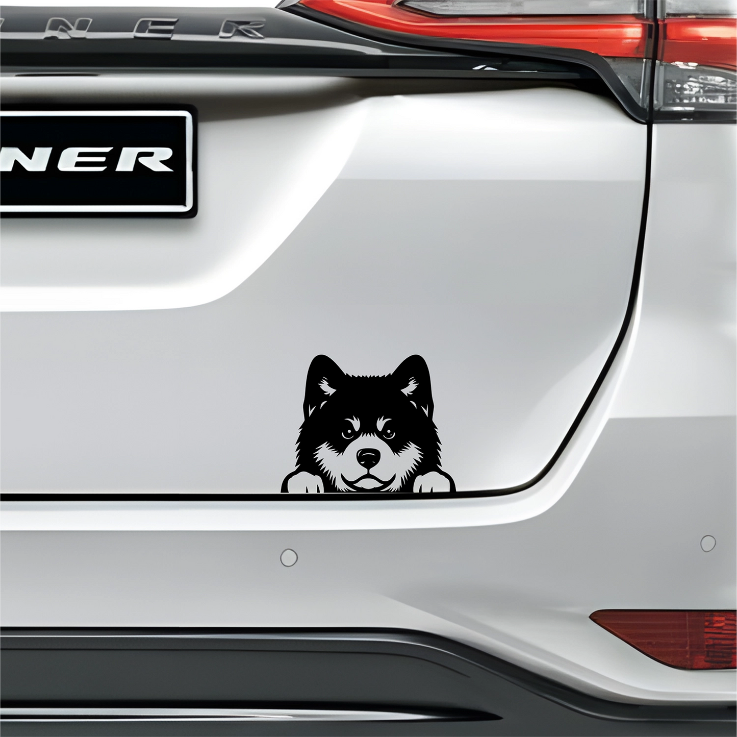 PeekaPup Akita Car Decals