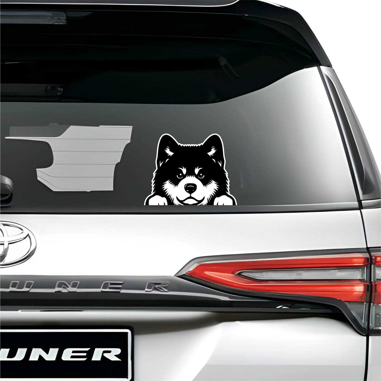 PeekaPup Akita Car Decals