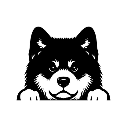PeekaPup Akita Car Decals