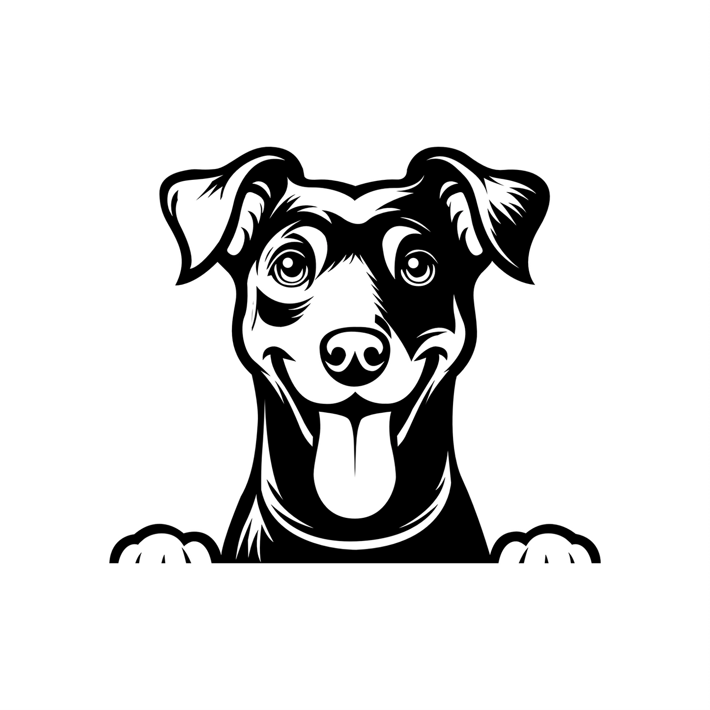 PeekaPup Manchester Terrier Car Decals