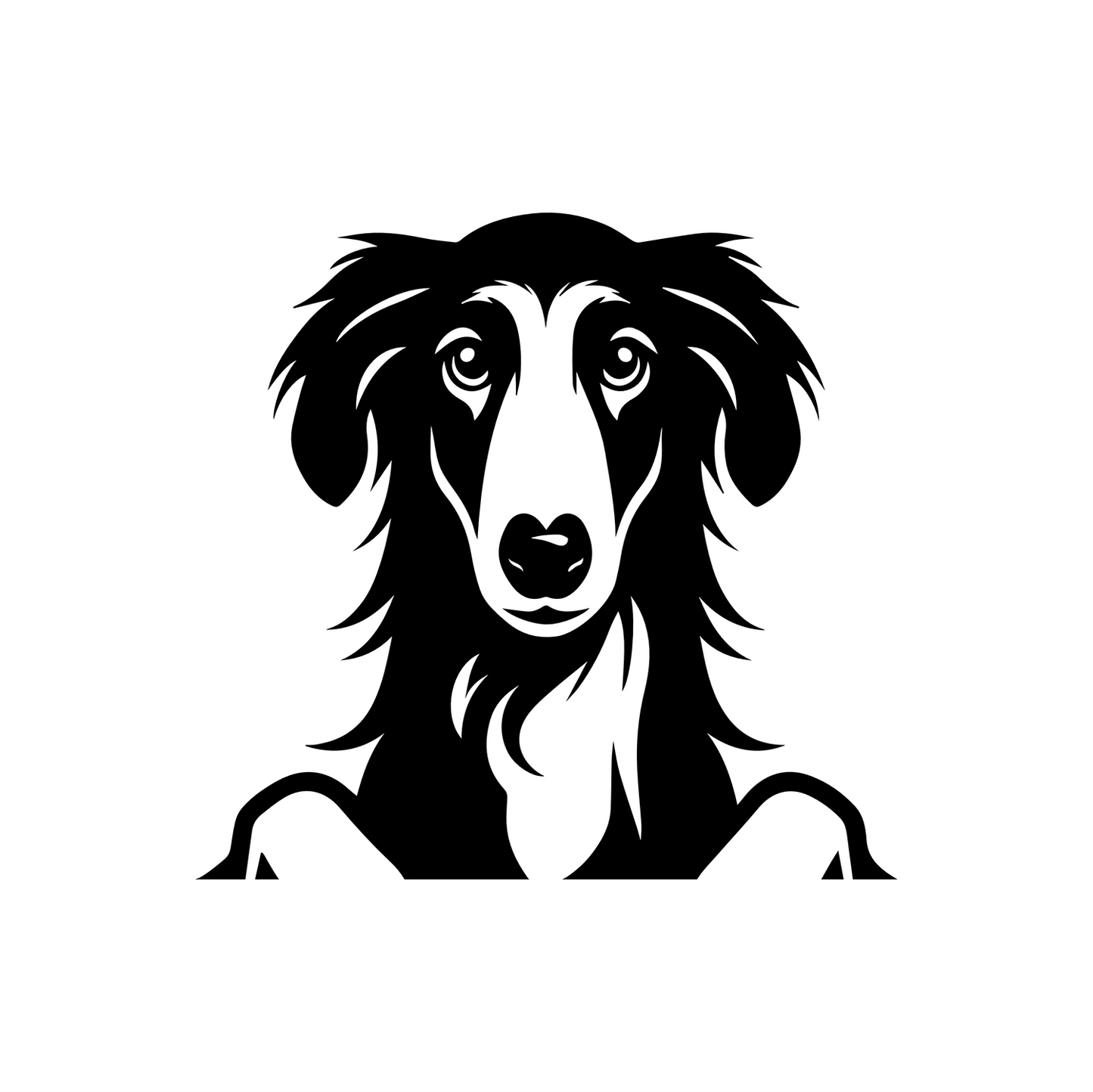 PeekaPup Borzoi Car Decals