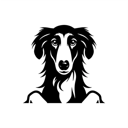 PeekaPup Borzoi Car Decals