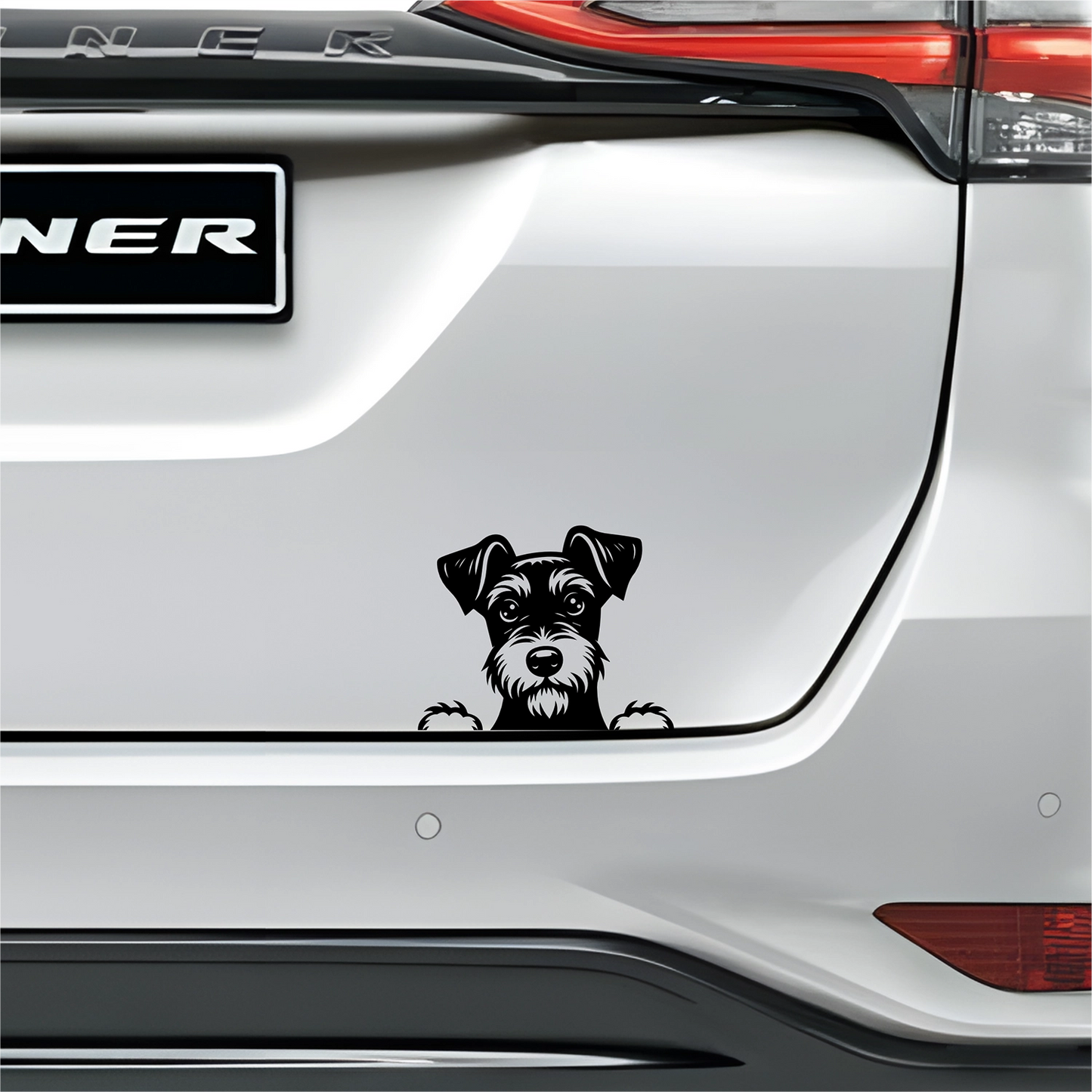 PeekaPup Fox Terrier Car Decals