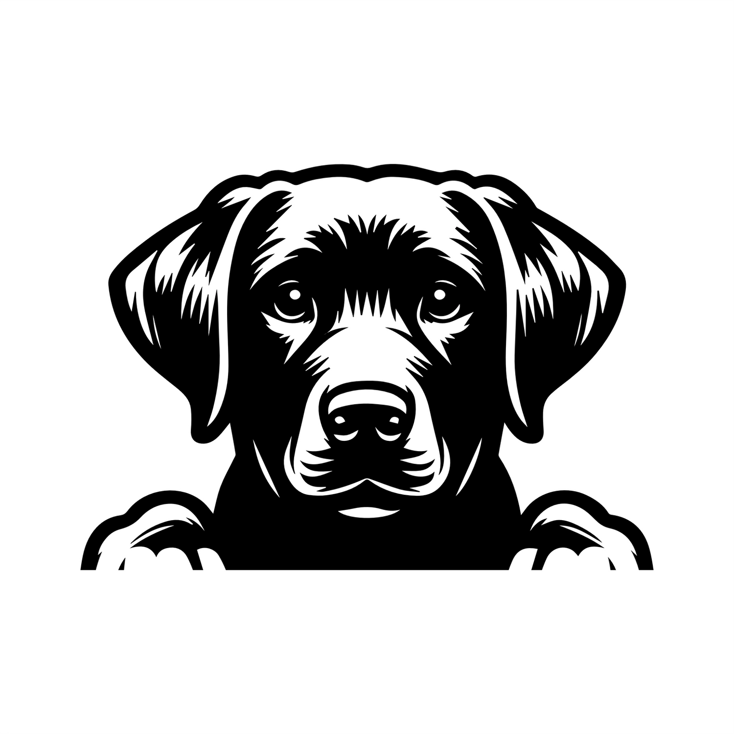 PeekaPup Labrador Retriever Car Decals