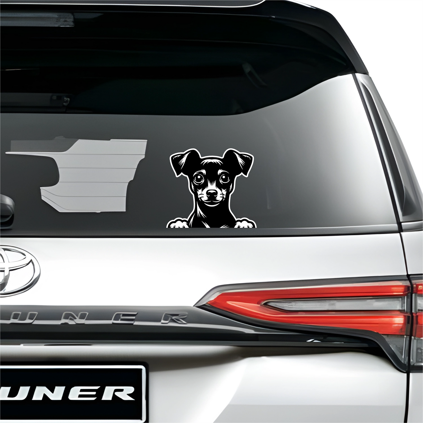PeekaPup Pinscher Car Decals