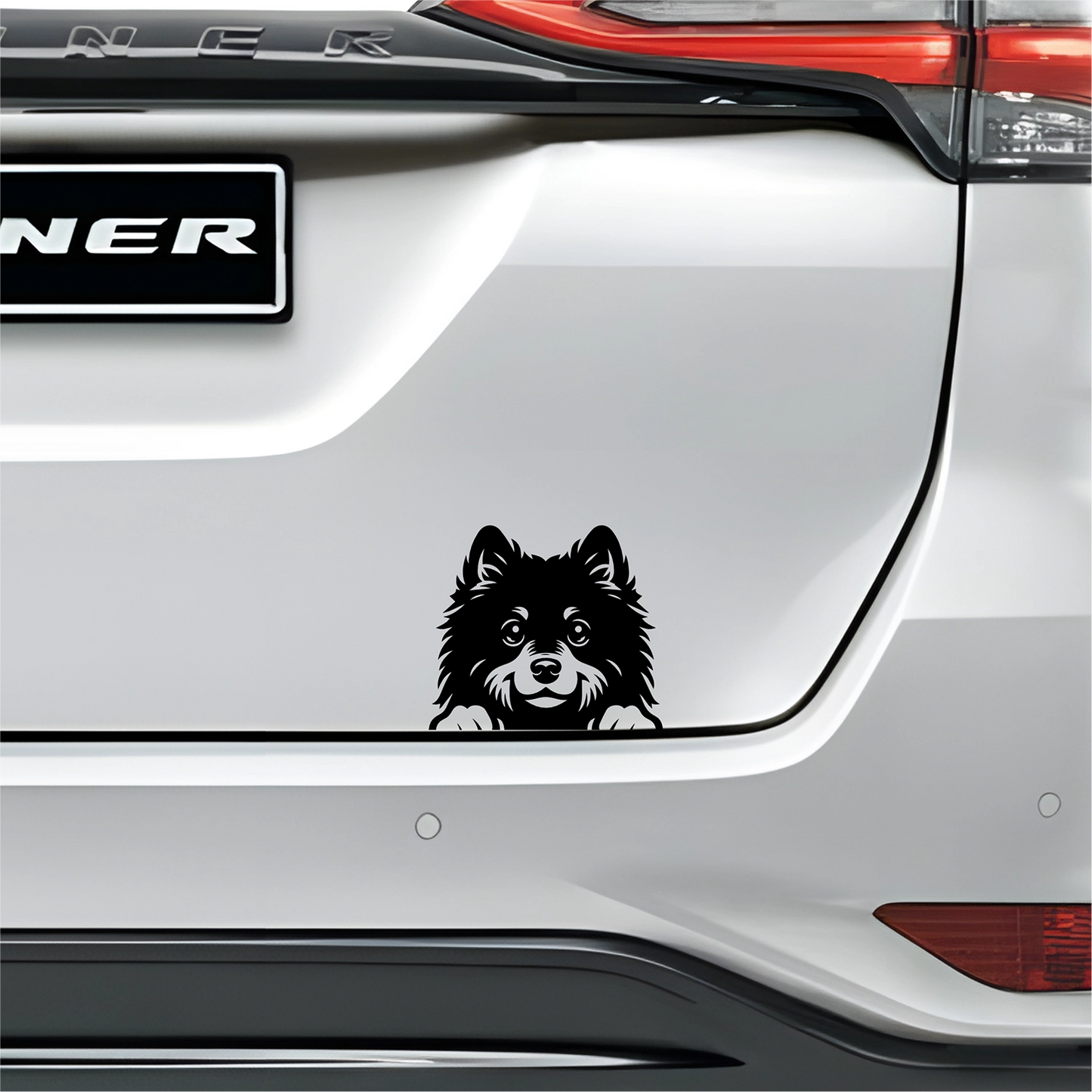PeekaPup Finnish Spitz Car Decals